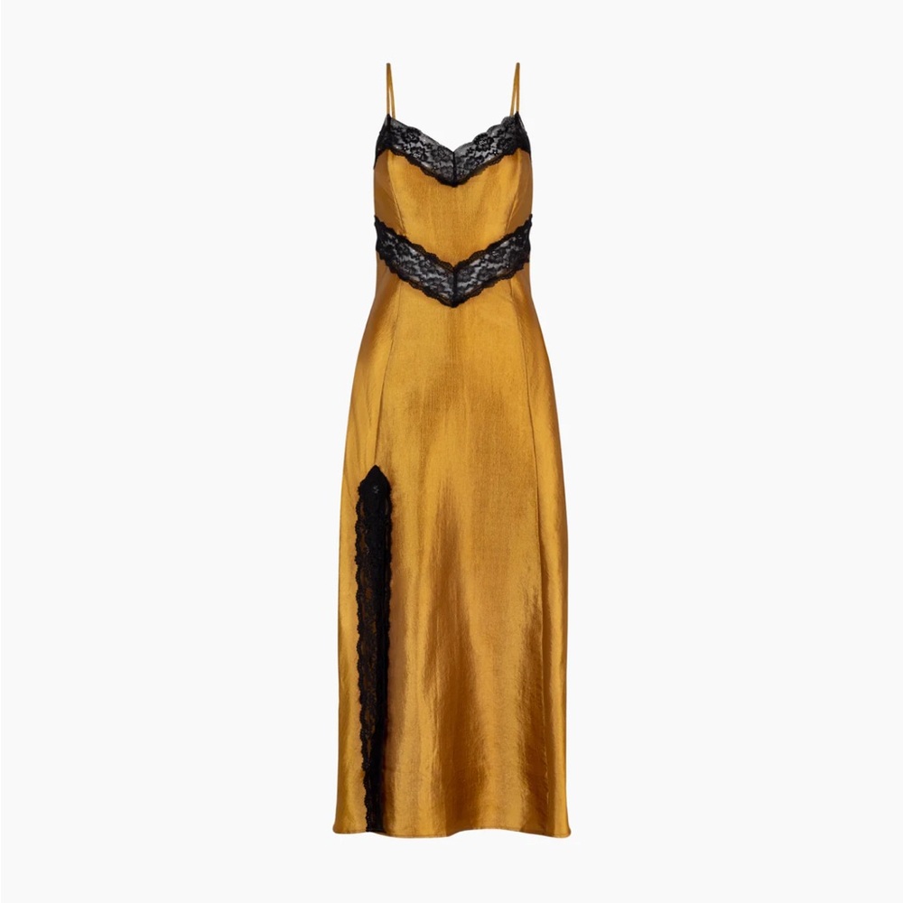 Hill House Gold and Black Chemise